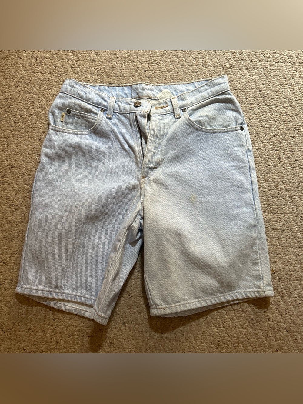 Men's Light Blue Denim Rider Shorts
